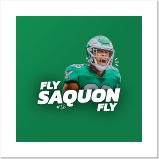 Fly Saquon Fly Posters and Art